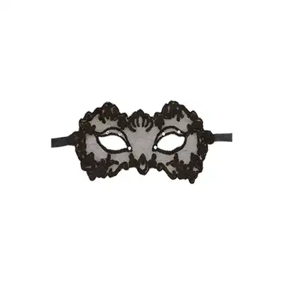 Adrien Lastic - Lingerie Mask. Koronkowa zmysłowa maska. Czarna. 