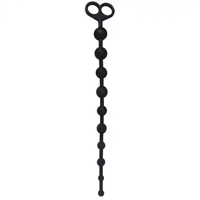 Silicone - Anal Juggling Ball Black- Silikonowe Koraliki Analne