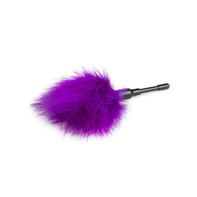 Easy Toys - Feather Tickler Purple Small. Małe fioletowe piórko. 