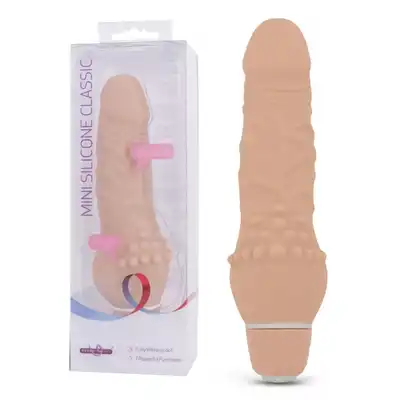 Seven Creations - Mini Silicone Classic Cielisty. Mały silikonowy wibrator
