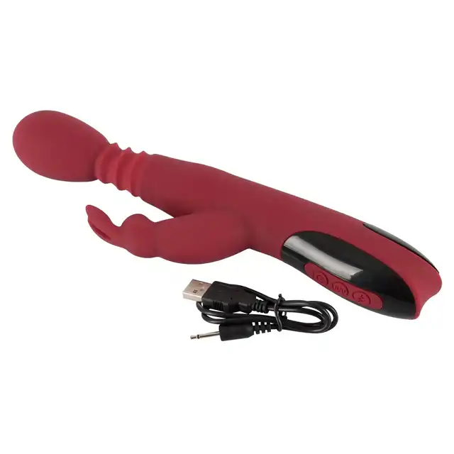 You2Toys - Rechargeable Silicone Rabbit. Wielofunkcyjny podgrzewany wibrator!