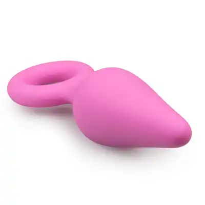Easy Toys - Pointy Plug Large Pink. Różowy silikonowy plug. 