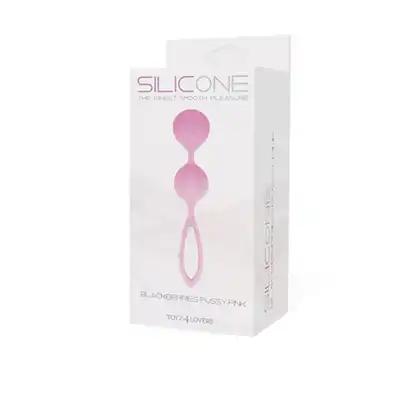 Toyz4Lovers - Blackberries Pussy Pink. Delikatne kulki gejszy. Silikon. 