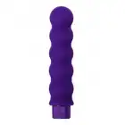 A-Toys - Multispeed  - Silikonowy profilowany wibrator. Fioletowy.