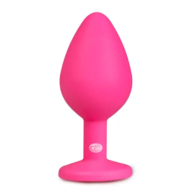 Easy Toys - Diamond Plug Pink. Różowa wtyczka analna z kryształkiem. 