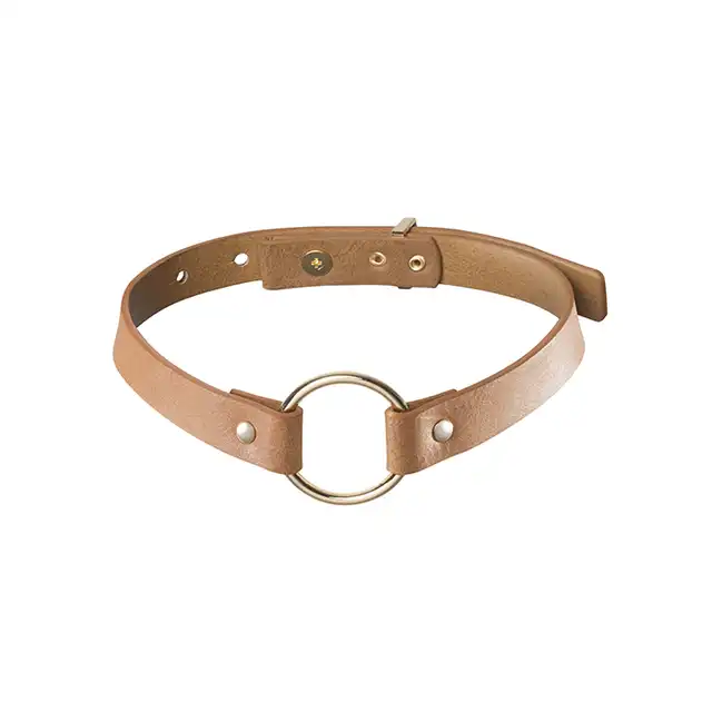 Bijoux Indiscrets - Maze Choker. Obroża w kolorze brązowym.