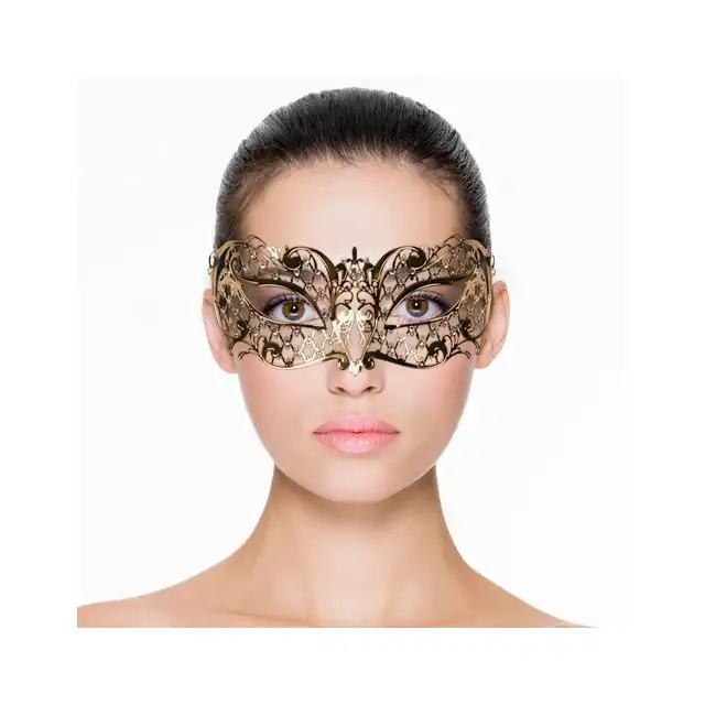 Easy Toys - Mask Lace Gold. Ażurowa maska w stylu weneckim!