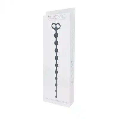 Silicone - Anal Juggling Ball Black- Silikonowe Koraliki Analne