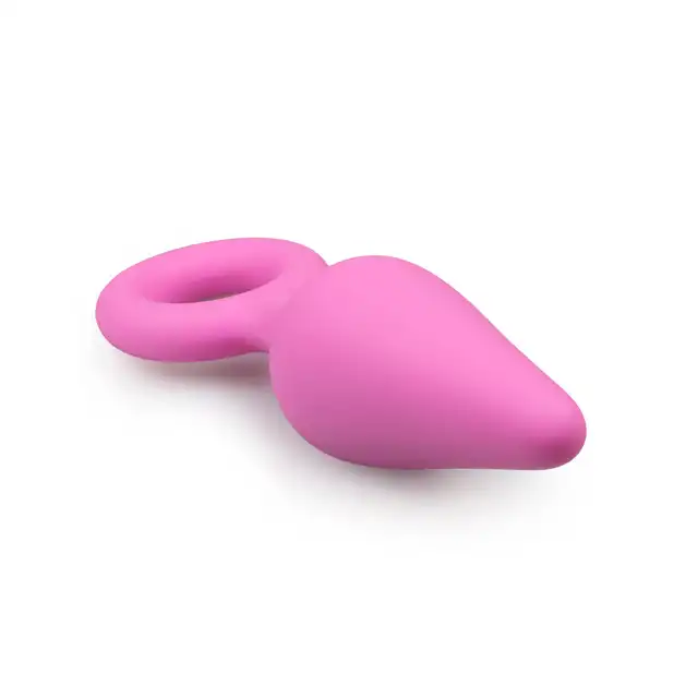 Easy Toys - Pointy Plug Large Pink. Różowy silikonowy plug. 