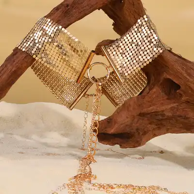 Bijoux Indiscrets - Desir Collar Gold. Ozdobny kołnierz.