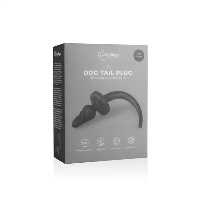 Easy Toys - Dog Tail Plug Twist Small. Wtyczka analna z psim ogonem. Mały rozmiar. 