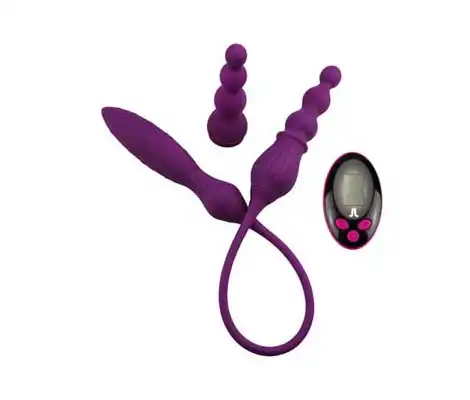Podwójny stymulator, specjalnie dla par. Adrien Lastic - 2X - Double Ended Vibr.