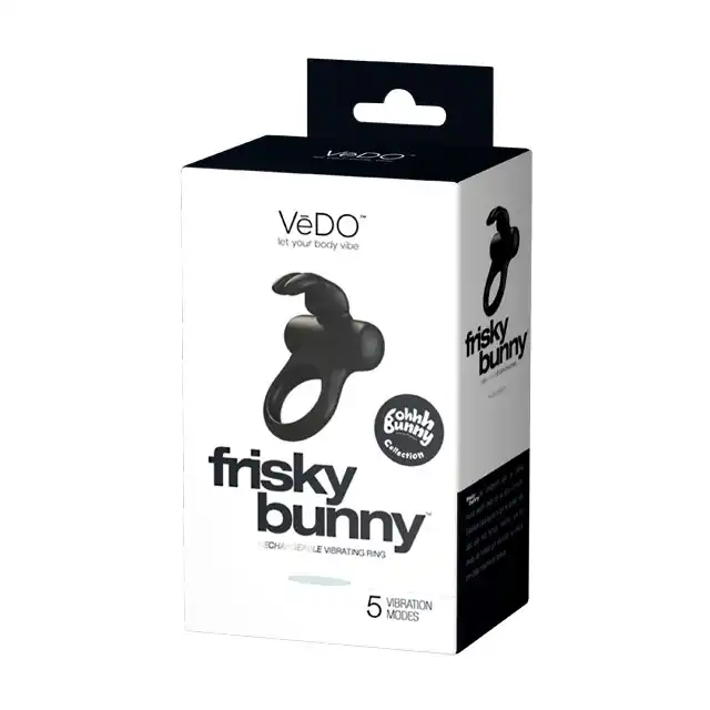 Vedo- Frisky Bunny Vibrating Ring . Silikonowy ring wibrujący