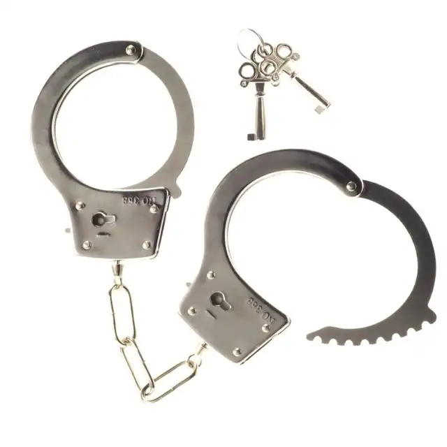 Kinx - Heavy Metal Handcuffs. Metalowe kajdanki. 
