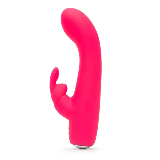 Happy Rabbit - Mini USB Rechargeable. Wibrator ze stymulatorem łechtaczki.