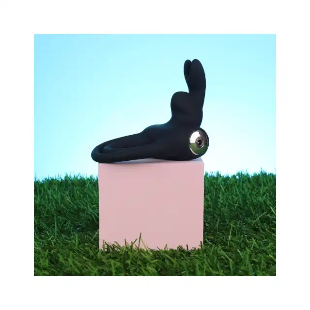 Happy Rabbit - Stimulating Ring Rabbis Love USB. Wibrujący pierścień erekcyjny.