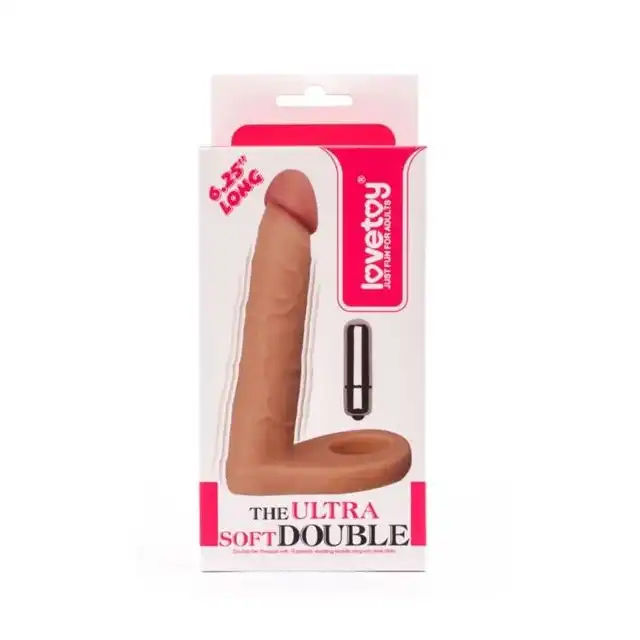 Lovetoy - Pleasure X-Tender Vibro 6,25.  Nakładka na penisa z cyberskóry 15 cm