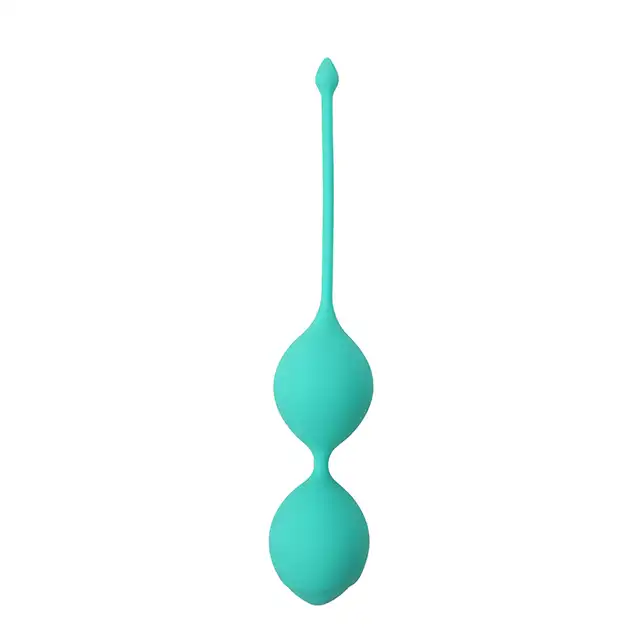 DreamToys - See You In Bloom Duo Balls 29 mm. Silikonowe kulki gejszy. Seledynowe. 