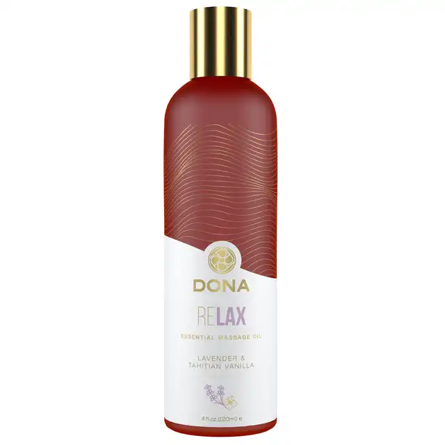 Dona - Essential Massage Oil Relax. Relaksujący olejek do masażu.
