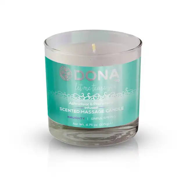 Dona - Scented Massage Candle Sinful. Świeca do masażu z feromonami