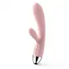 Svakom - Alice Rabbit Vibrator Pale Pink. Silikonowy wibrator. Jasnoróżowy.