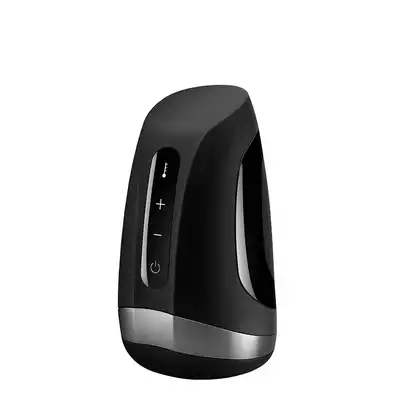 Satisfyer - Men Masturbator Heat Vibration. Masturbator na USB z funkcją ogrzewania do 40 stopni Celsjusza