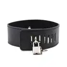 Toyz4Lovers - Collar With Nipple Clamps Black. Czarna obroża z łańcuchami i klamerkami na sutki