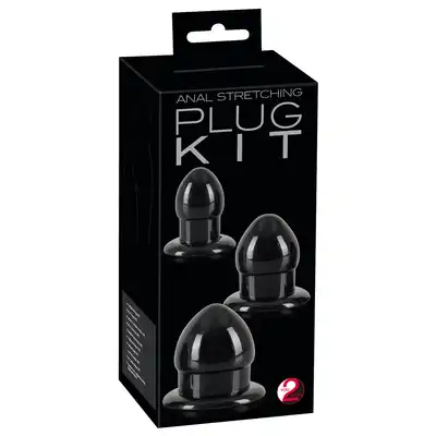You2Toys - Anal Stretching Plug Kit. 3-częściowy, kompleksowy zestaw treningowy plugów analnych. Najlepszy wybór dla Ciebie. 