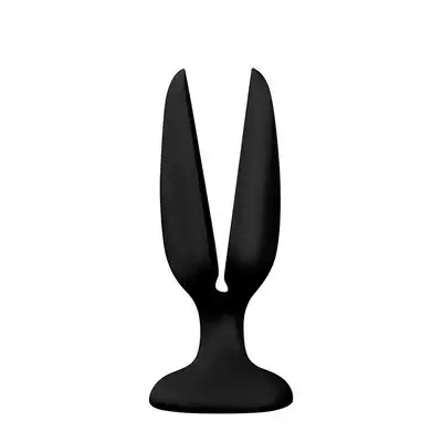 Dream Toys - Super Plug. Menzstuff. Flower Butt Plug 15 cm. Czarny. Rozkwitający.