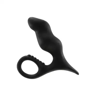 Toy Joy - Bum Buster Black. Silikonowy masażer prostaty w kolorze czarnym