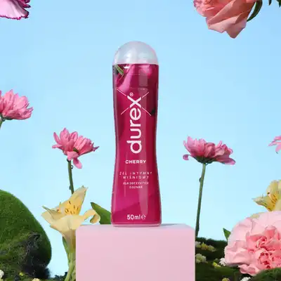 Durex Play™ Cherry - soczysta wisienka idealna do osłodzenia miłosnych uniesień - 50 ml