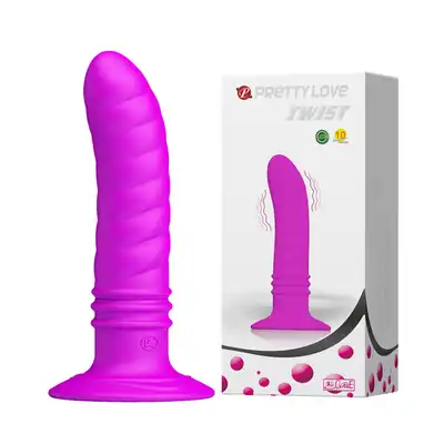 Pretty Love - Twist Anal Vibrating. Wibrator analny z przyssawką. 