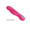 Pretty Love - Carina Pink. Silikonowy wibrator ze stymulatorem łechtaczki. 
