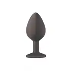 Lola - Emotions Cutie Medium Black Plug Moonstone . Silikonowa wtyczka analna. 