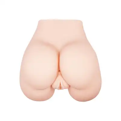 Crazy Bull - Vagina&amp;Anal Exact Full size Replica. Idealna duża kopia waginy oraz anusa z cyberskóry. Wyraziste wargi, kształtna pupa. 2xwibrator!