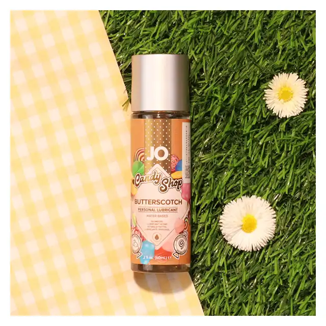 JO - Candy Shop H2O Butterscotch Lubricant 60 ml. Lubrykant o smaku maślanych cukierków. 