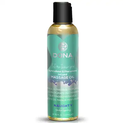 Dona - Scented Massage Oil Sinful Spring 110 ml. Relaksujący olejek o wiosennym zapachu. Mega Sale!