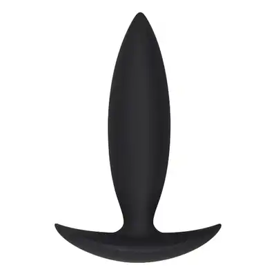 Bubble Butt Player S Slim Black. Czarna zatyczka analna z półokrągłą podstawą