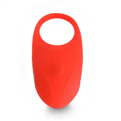 Feelztoys - Thor Cockring Red. Wibrujący pierścień erekcyjny.