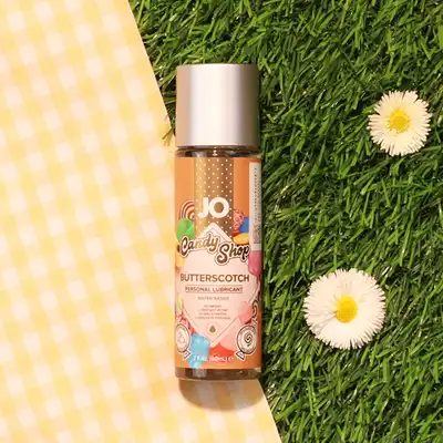 JO - Candy Shop H2O Butterscotch Lubricant 60 ml. Lubrykant o smaku maślanych cukierków. 