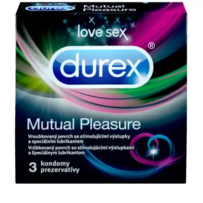 Prezerwatywy Durex Mutual Pleasure 3 szt. Przyjemność dla par