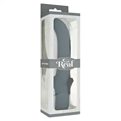ToyJoy - Get Real G Black. Silikonowy wibrator do stymulacji punktu G