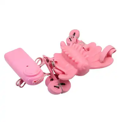 Toyz4Lovers - Vibrating Butterfly Pussy Stimulating Pink. Stymulator łechtaczki. 