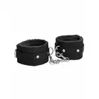 Ouch! - Plush Leather Ankle Cuffs. Skórzane kajdanki z miękkim pluszem. 