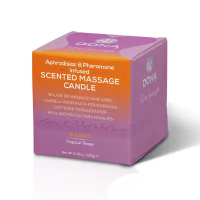 Dona - Scented Massage Candle Sassy Tropical Tease. Tropikalna świeca do masażu.