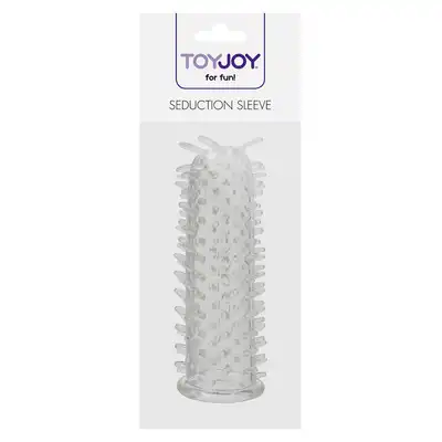 ToyJoy - Seduction Sleeve Clear - Elastyczny stymulator łechtaczki. Przeźroczysta nakładka na penisa. Mega Sale!