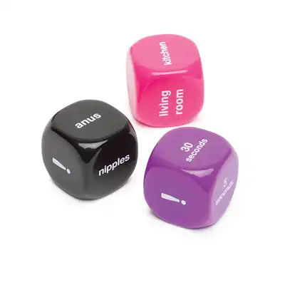 Happy Rabbit - Couple Dice. 3 Kostki do zabaw erotycznych. 