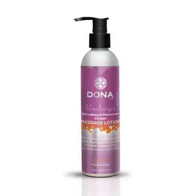 Dona - Massage Lotion Tropical Tease 250 ML. Tropikalny balsam do ciała z feromonami. 
