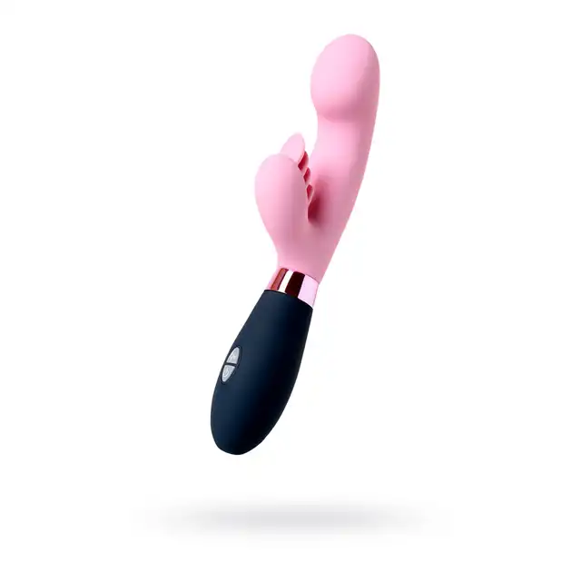 Eromantica - Ornelia Vibrator Silicone. Wibrator ze stymulatorem łechtaczki. 