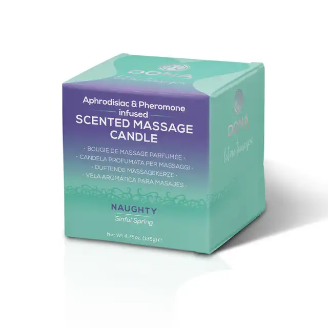 Dona - Scented Massage Candle Sinful. Świeca do masażu z feromonami
